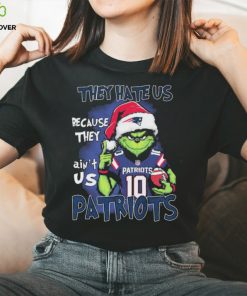 NFL Grinch Christmas They Hate Us Because Ain’t Us New England Patriots Shirt