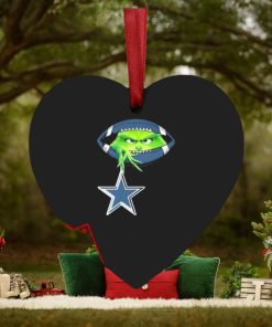 NFL Grinch Hold Dallas Cowboys Football Ornament Custom Name