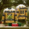 Ups Logo Santa Hat Custom Name Ugly Christmas Sweater