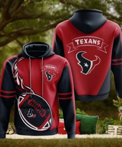 NFL Houston Texans Battle Red Fire Pullover Hoodie