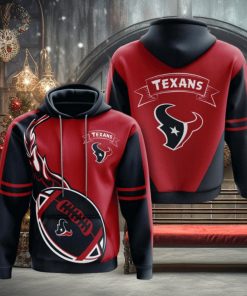 NFL Houston Texans Battle Red Fire Pullover Hoodie