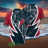 NFL Houston Texans Graphic American Flag Hot Summer Hawaiian Shirt 2024