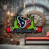 NFL Houston Texans Grinch Christmas Ornament Personalized Your Name 2023 Christmas Tree Decorations