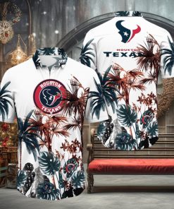 NFL Houston Texans Hawaii Shirt Palm Tree Aloha Shirt For Fans