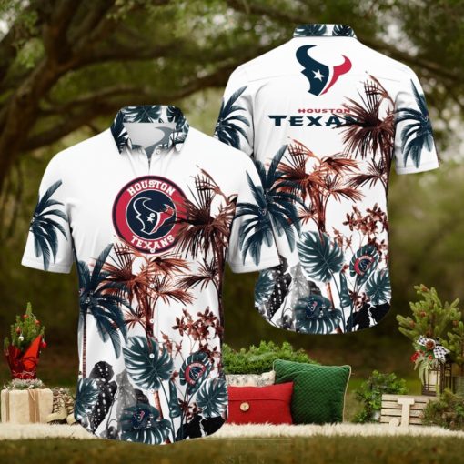 NFL Houston Texans Hawaii Shirt Palm Tree Aloha Shirt For Fans