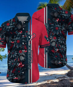 NFL Houston Texans Hawaiian Shirt Floral