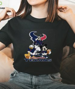 NFL Houston Texans Mickey Mouse Donald Duck Goofy Football Shirt T Shirt 1 NFL Houston Texans Mickey Mouse Donald Duck Goofy Football Shirt T Shirt