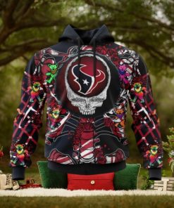 NFL Houston Texans Mix Grateful Dead, Personalized Name & Number Specialized Concepts Kits 3D Hoodie