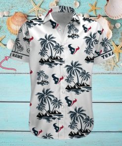 NFL Houston Texans Palm Tree Tropical Summer Hawaiian Shirt