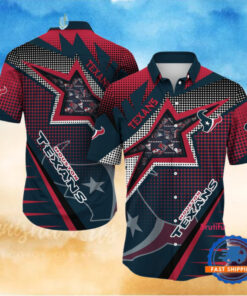 NFL Houston Texans Special Football Team Star Hawaiian Shirts