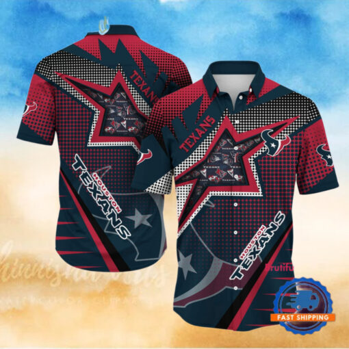 NFL Houston Texans Special Football Team Star Hawaiian Shirts