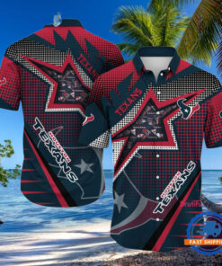 NFL Houston Texans Special Football Team Star Hawaiian Shirts