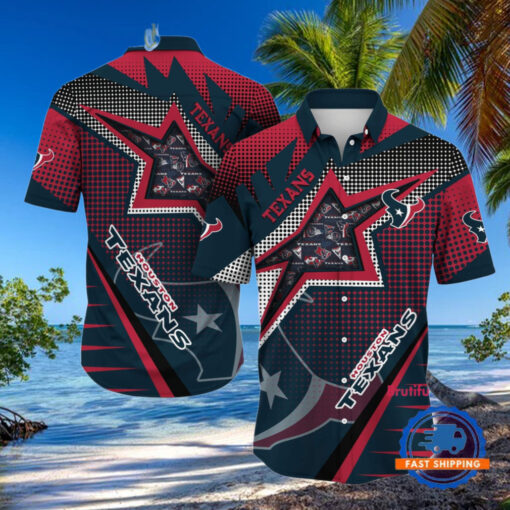 NFL Houston Texans Special Football Team Star Hawaiian Shirts
