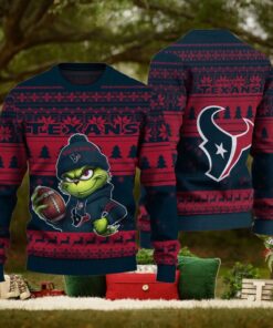 NFL Houston Texans The Grinch Ugly Christmas Sweater