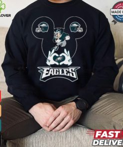 NFL I Love The Eagles Mickey Mouse Philadelphia Eagles T Shirt 1 NFL I Love The Eagles Mickey Mouse Philadelphia Eagles T Shirt