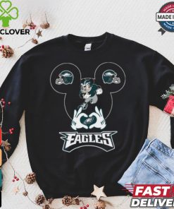 NFL I Love The Eagles Mickey Mouse Philadelphia Eagles T Shirt 2 NFL I Love The Eagles Mickey Mouse Philadelphia Eagles T Shirt