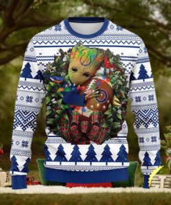 NFL Indianapolis Colts Groot Hug Christmas Ugly Sweater