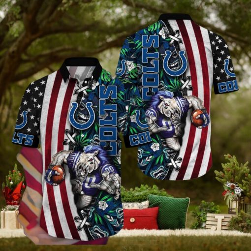 NFL Indianapolis Colts Hawaii Shirt Mascot Aloha Summer Shirt