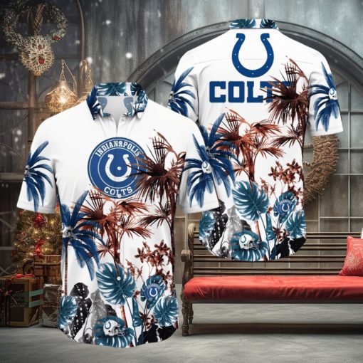 NFL Indianapolis Colts Hawaii Shirt Palm Tree Aloha Shirt For Fans