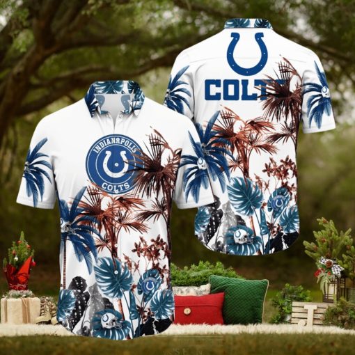 NFL Indianapolis Colts Hawaii Shirt Palm Tree Aloha Shirt For Fans