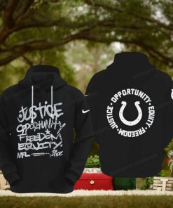 NFL Indianapolis Colts Justice Opportunity Equity Freedom Hoodie