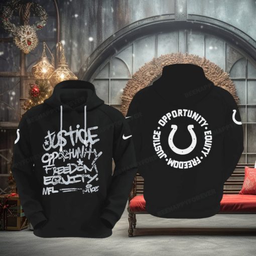 NFL Indianapolis Colts Justice Opportunity Equity Freedom Hoodie