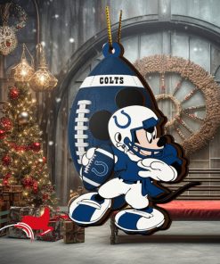 NFL Indianapolis Colts Mickey Mouse Christmas Ornament 2023 Christmas Tree Decorations