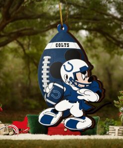 NFL Indianapolis Colts Mickey Mouse Christmas Ornament 2023 Christmas Tree Decorations