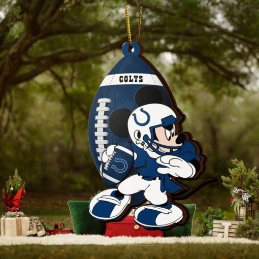 NFL Indianapolis Colts Mickey Mouse Christmas Ornament