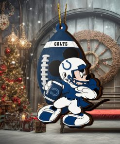 NFL Indianapolis Colts Mickey Mouse Christmas Ornament