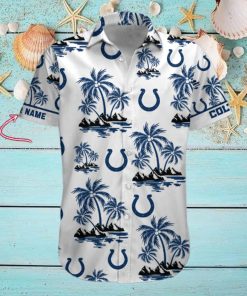 NFL Indianapolis Colts Palm Tree Tropical Summer Hawaiian Shirt