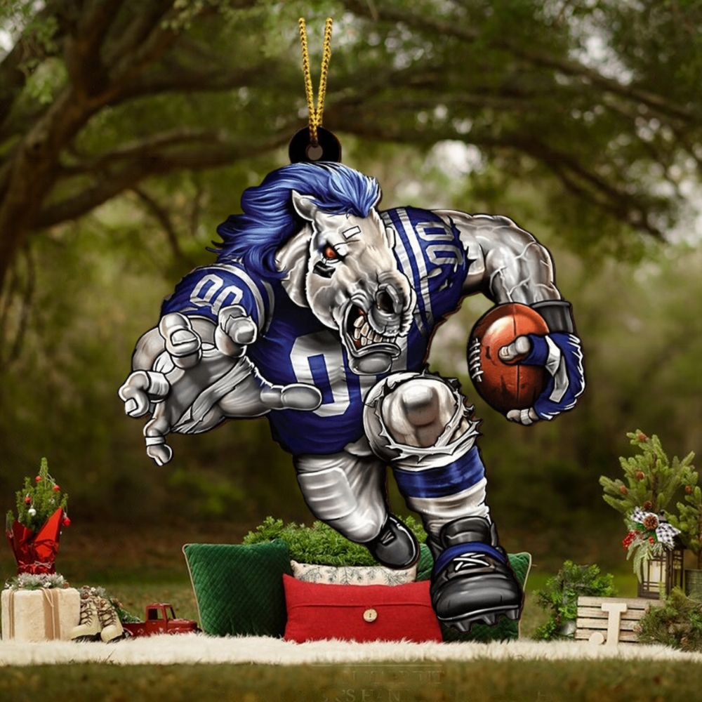 NFL Indianapolis Colts Sport Ornament 2023 Christmas Tree Decorations NFL Indianapolis Colts Sport Ornament 2023 Christmas Tree Decorations