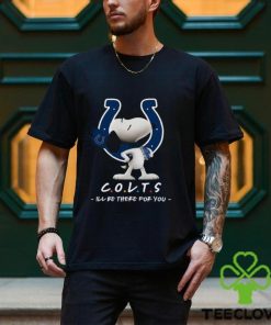 NFL Indianapolis Colts T Shirt Snoopy I’ll Be There For You