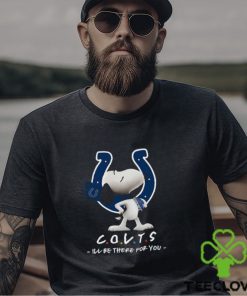 NFL Indianapolis Colts T Shirt Snoopy I’ll Be There For You