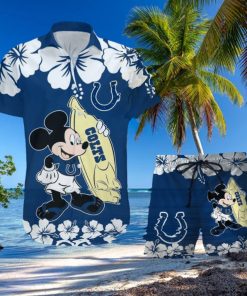 NFL Indianapolis Colts V2 Tropical Combo Hawaiian And Short