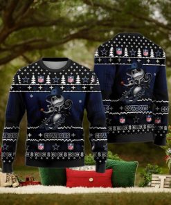 Dallas Cowboys Skull Flower Ugly Christmas Ugly Sweater - Jomagift