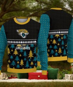 NFL Jacksonville Jaguars Christmas Pattern V2 Sport Christmas Ugly Sweater 3D