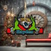NFL Las Vegas Raiders And Grinch Xmas Ornament Custom Your Name 2023 Christmas Tree Decorations