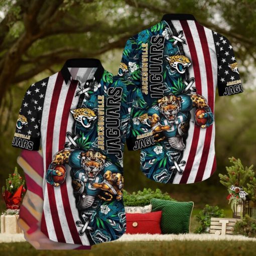 NFL Jacksonville Jaguars Hawaii Shirt Mascot Aloha Summer Shirt