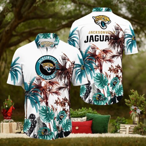 NFL Jacksonville Jaguars Hawaii Shirt Palm Tree Aloha Shirt For Fans