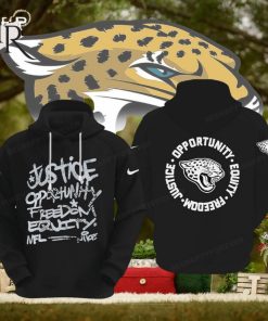 NFL Jacksonville Jaguars Justice Opportunity Equity Freedom Hoodie