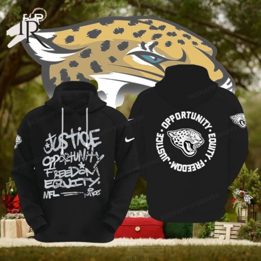 NFL Jacksonville Jaguars Justice Opportunity Equity Freedom Hoodie