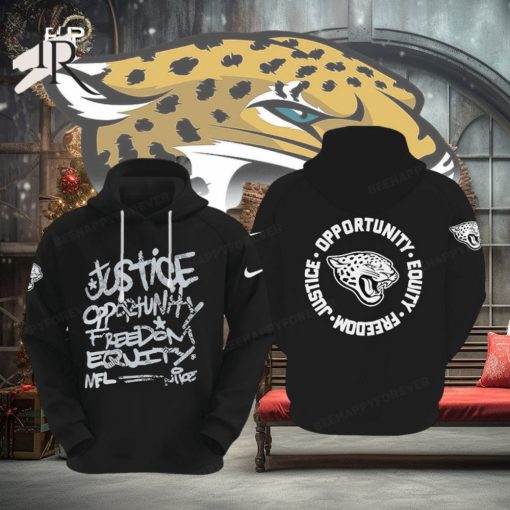 NFL Jacksonville Jaguars Justice Opportunity Equity Freedom Hoodie