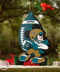 NFL Jacksonville Jaguars Mickey Mouse Christmas Ornament 2023 Christmas Tree Decorations