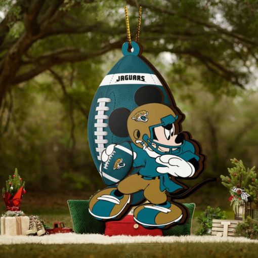 NFL Jacksonville Jaguars Mickey Mouse Christmas Ornament