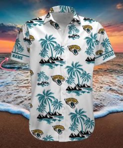 NFL Jacksonville Jaguars Palm Tree Tropical Summer Hawaiian Shirt