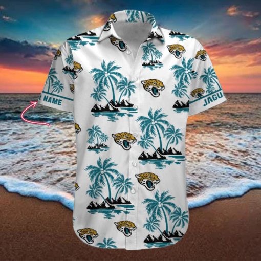 NFL Jacksonville Jaguars Palm Tree Tropical Summer Hawaiian Shirt