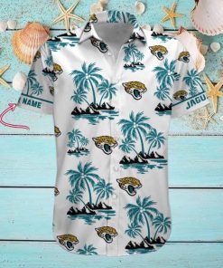 NFL Jacksonville Jaguars Palm Tree Tropical Summer Hawaiian Shirt