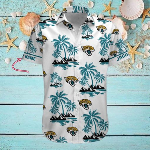 NFL Jacksonville Jaguars Palm Tree Tropical Summer Hawaiian Shirt