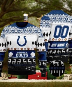 NFL Jacksonville Jaguars Playing Field Ugly Christmas Sweater Custom Number And Name